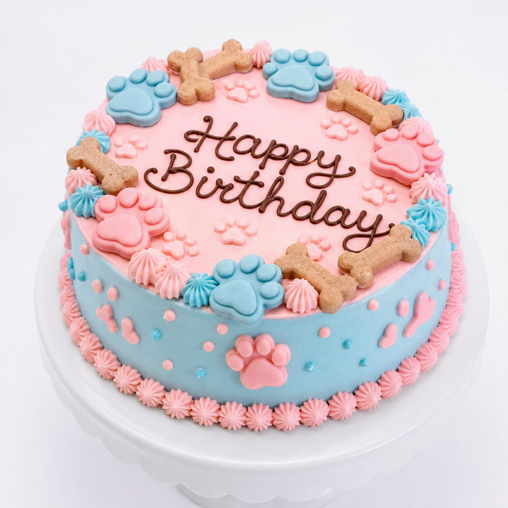 Pastel pet-safe de cumpleaños