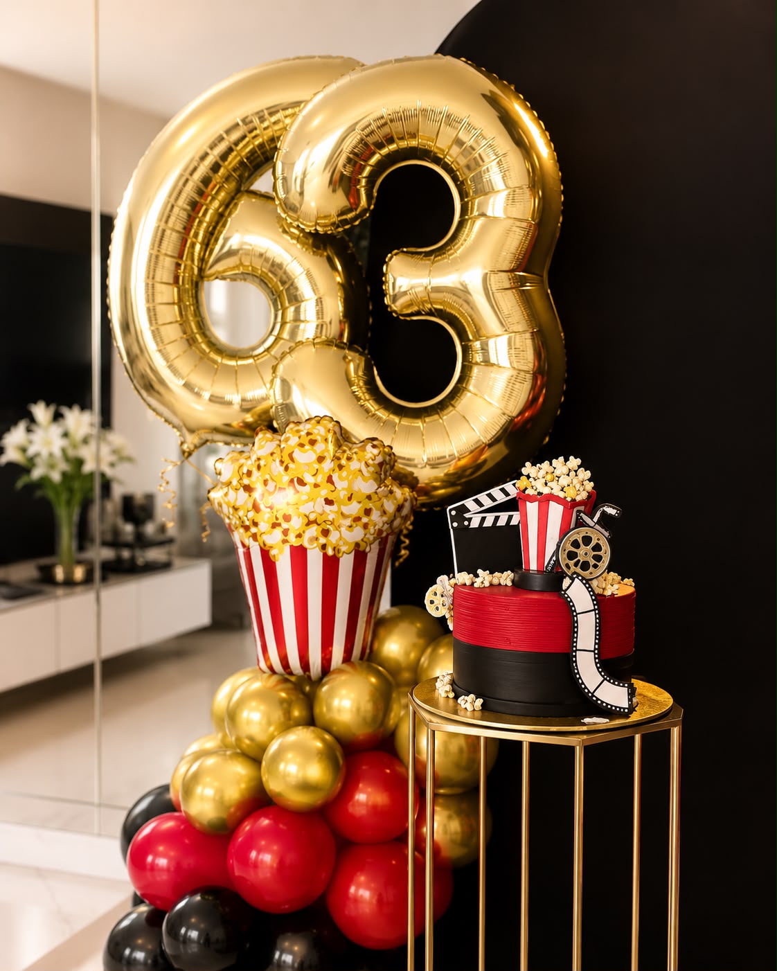 Decoración cine cumpleaños 63